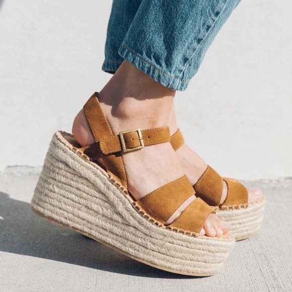 Soludos Espadrilles Wedge Sandals Brown Suede, Size 8.5, NWT - Picture 15 of 15